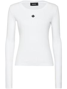 DSQUARED2 футболка с круглым вырезом, белый