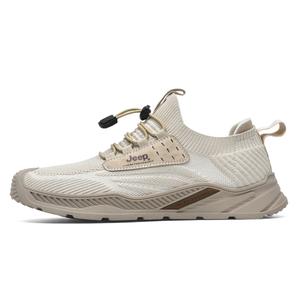 Jeep Мужские низкие треккинговые туфли для альпинизма и походов черно-серо-белые хаки, цвет Khaki