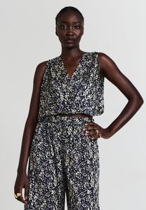 Блуза INCROCIATA SMANICATA FAN Calliope, темно-синий