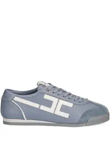 Кроссовки с нашивкой-логотипом Elisabetta Franchi, синий