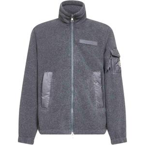 Куртка с нашивкой с логотипом Moncler, серый