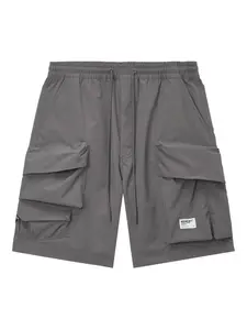 Шорты-бермуды с вышитым логотипом Musium Div., серый