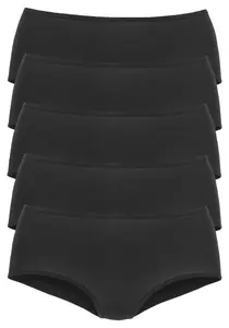 Трусики Vivance на талии (5 шт.), изготовлены из эластичного хлопка высокого качества, черный