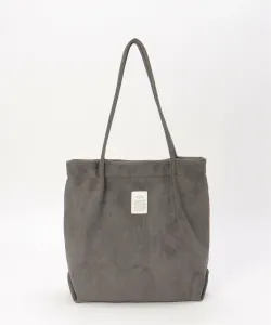 Замшевая сумка-тоут GOKU Easy Ikka, цвет Dark Gray