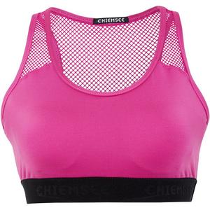 Спортивный бюстгальтер с сетчатыми вставками Chiemsee, цвет magenta