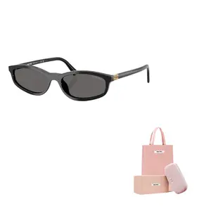 Овальные солнцезащитные очки в рамке MIU MIU