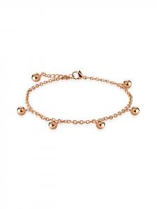 Bungsa Браслет с подвесками из розового золота