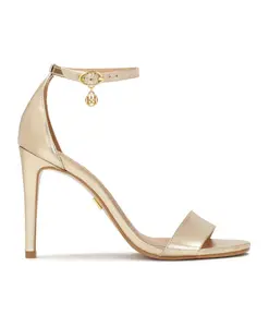 Золотые босоножки на встроенном каблуке Kazar, желтый