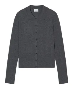 Кардиган с воротником Closed, серый