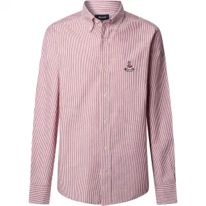 Façonnable Beng Pinp Bird рубашка с длинным рукавом, синий