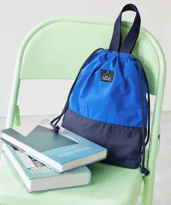 Двухцветная сумка на завязках с ручками, идеально подходит для школьных сумок детей, мальчиков и девочек, весна/лето 2026 Devirock, цвет 002-Blue