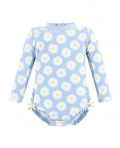 Детский купальник-рашгард с цветочным принтом Hudson Baby, Blue daisy