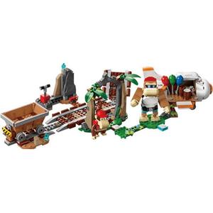Конструктор Super Mario Didi King Kong's Mining Cart Cycling Expansion Set, 1157 деталей LEGO