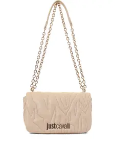 Стеганая сумка на плечо с цепочкой Just Cavalli, нейтральный