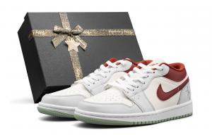 Jordan Кроссовки Air 1 Vintage для баскетбола, унисекс, низкие, белый