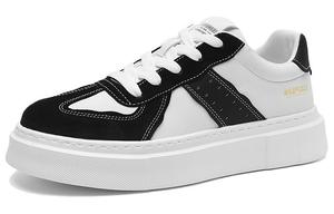 HLA Мужские лоу-топ скейтборд кроссовки черно-белые, цвет Black White