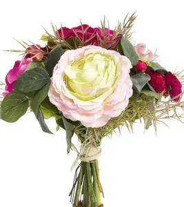 Искусственный цветок Botanic-Haus "Букет Лютика Анемоны" Ø/26х27 см, цвет pink-beauty