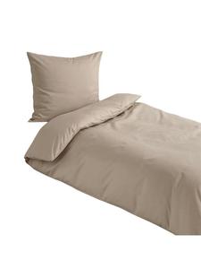 Чистое постельное белье бежевого цвета Traumschlaf, 200x200 (2x 80x80 см)