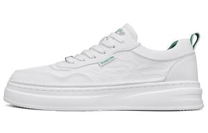 Мужские повседневные туфли YEARCON для увеличения роста, бело-синие