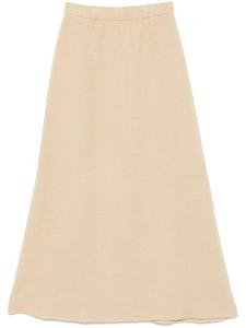 Уютная юбка миди Elena Velez, нейтральный цвет