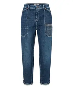 Укороченные джинсы Mac, синий