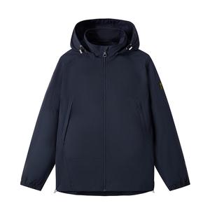 Тренч Unisex с капюшоном Moderate Jeep, темно-синий