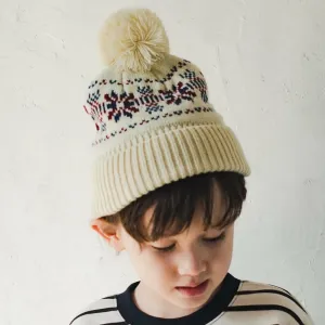 Вязаная шапка с скандинавским узором Branshes, цвет Ivory