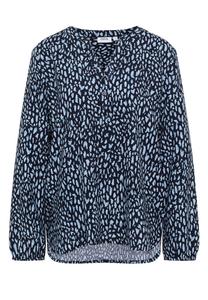 Блуза CECIL, светло-синий/темно-синий