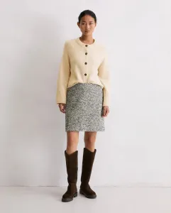 Свободный женский кардиган, выполненный из мягкой смеси новой шерсти MARC  O'POLO, бежевый