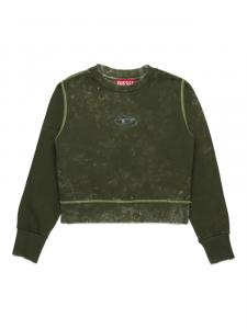 Толстовка Diesel Kids Slaccy, зеленый
