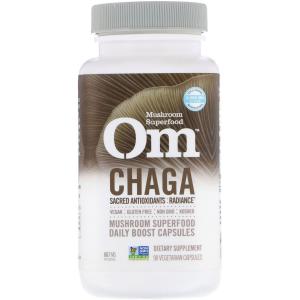 Organic Mushroom Nutrition Chaga 667 mg  90 Vegetarian Capsules