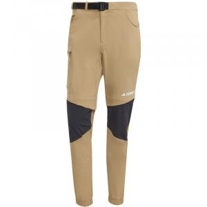 Брюки Terrex Utilitas для пешего туризма с застежкой-молнией Adidas, цвет cardbo