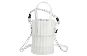 Синтетическая кожаная сумка через плечо женская белая FILA FUSION