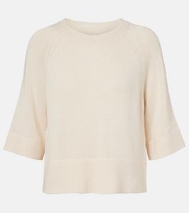 Шерстяной свитер с кашемиром Jardin des Orangers, Cream