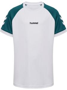 Hummel Детская футболка Hmljr в полоску, белого цвета