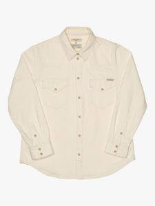 Джинсовая рубашка в стиле вестерн Lotta Nudie Jeans, Off White