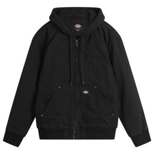 Холщовая куртка с капюшоном Hilham Dickies, черный