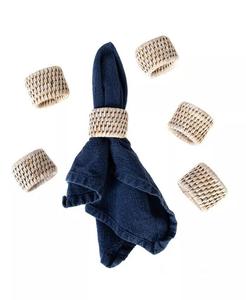 Набор овальных колец для салфеток, 6 предметов Artifacts Trading Company, белый