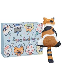 Трехцветный силуэт кошки кошка ночи плюшевая кукла высота 30cm/35cm/36cm Fat Fat Dragon