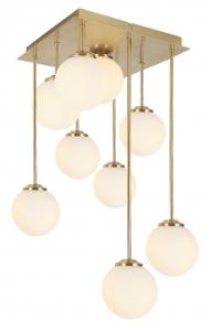 Подвесной светильник Novel белый, золотистый, 31/31/55,5 см