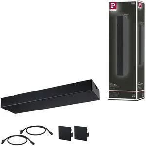 Система рельсов, источник питания Linion Power Box, черный сигнальный, 230/24В, 120ВА, 1 шт. Paulmann, черный