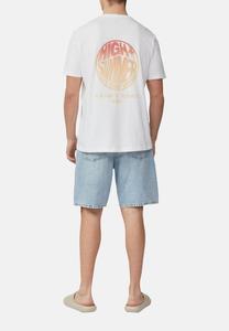 Футболка с принтом QS, белый