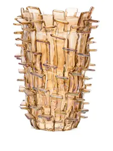 Стеклянная ваза ritagli, 29,5х24х16,5 см, Venini, коричневый