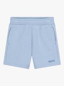 Детские эластичные шорты из флиса с хлопком HUGO BOSS, Persian Blue