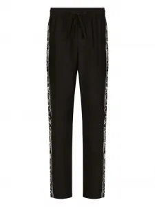 Брюки с кулиской Dolce & Gabbana, черный