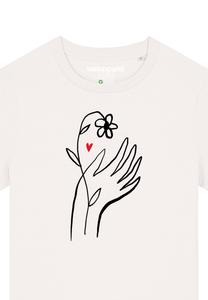 Футболка с принтом SELF LOVE watapparel, белый