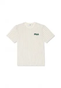 Футболка с принтом в полоску apparel statuto Fila, Egret/Black Iris Striped