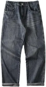 Осенне-зимние джинсы мужские street hip hop loose straight drop vintage wide leg SIDUFHAOPKLL