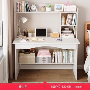 Стол 100 см с полками и стулом, Zhenyanxuan, теплый белый