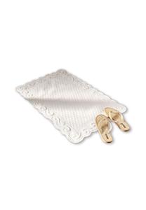 Коврик для ванной Loberon Svikola, 90x60 см, белый